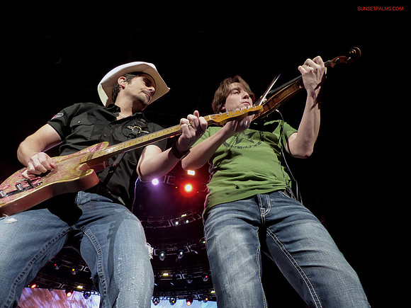 Brad Paisley and Justin Williamson