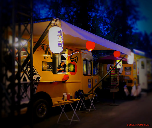Dusk at the Calgary Folk Fest